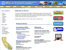 Tablet Screenshot of msca09aa.org